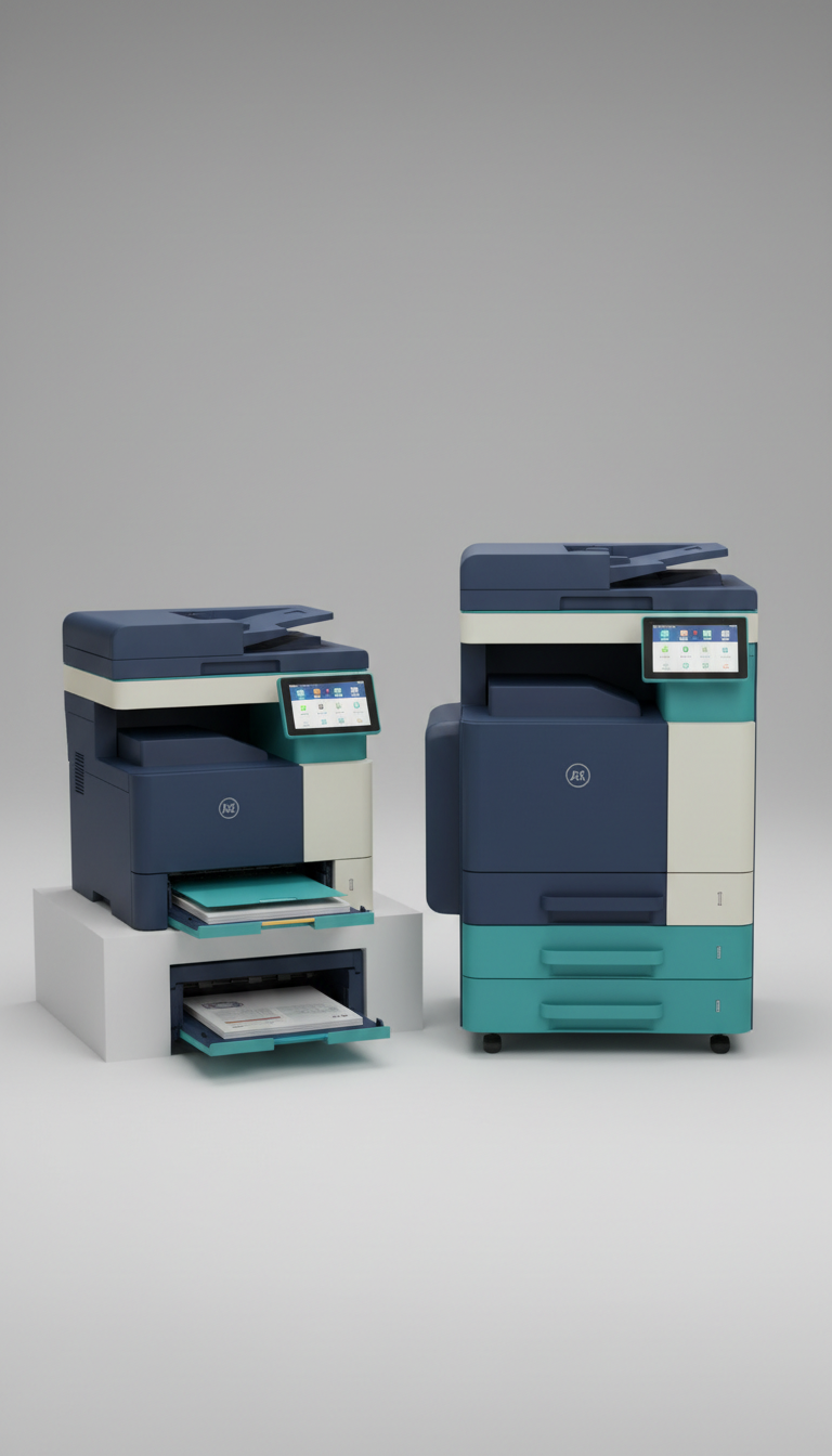 Desktop color laser printer with rapid output
