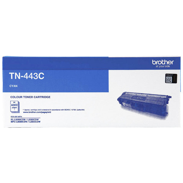 Brother TN-443C Cyan High Yield Toner Cartridge 4k - The Printer Clinic