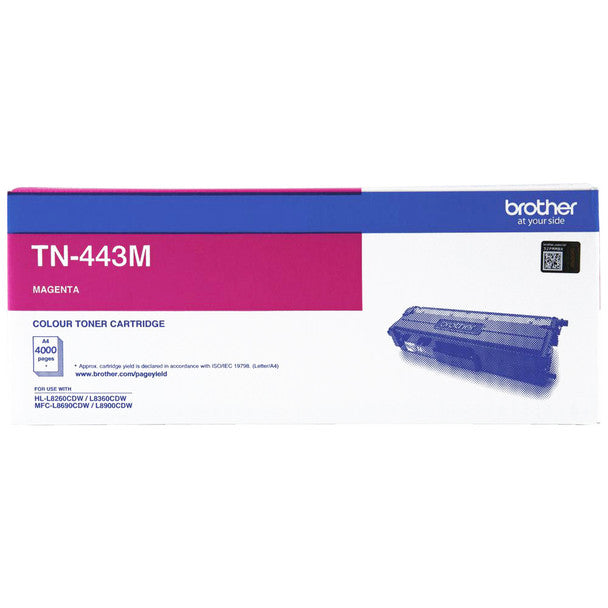Brother TN-443M Magenta High Yield Toner Cartridge 4k - The Printer Clinic