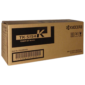 Kyocera TK5154K Black Toner Cartridge 12K Yield - The Printer Clinic