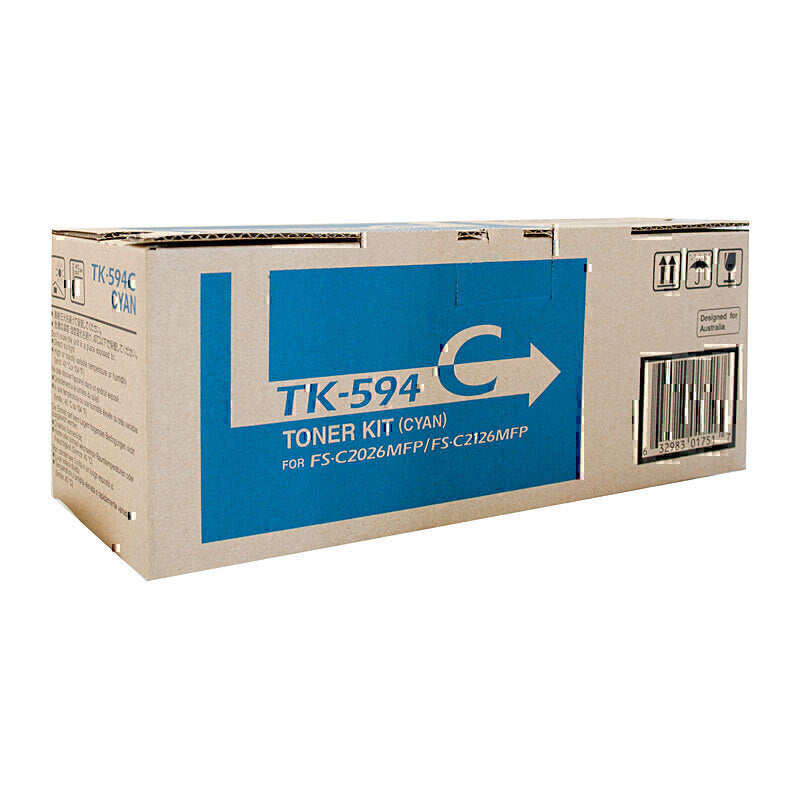 Kyocera TK594C Cyan Toner Cartridge 5k Yield - The Printer Clinic