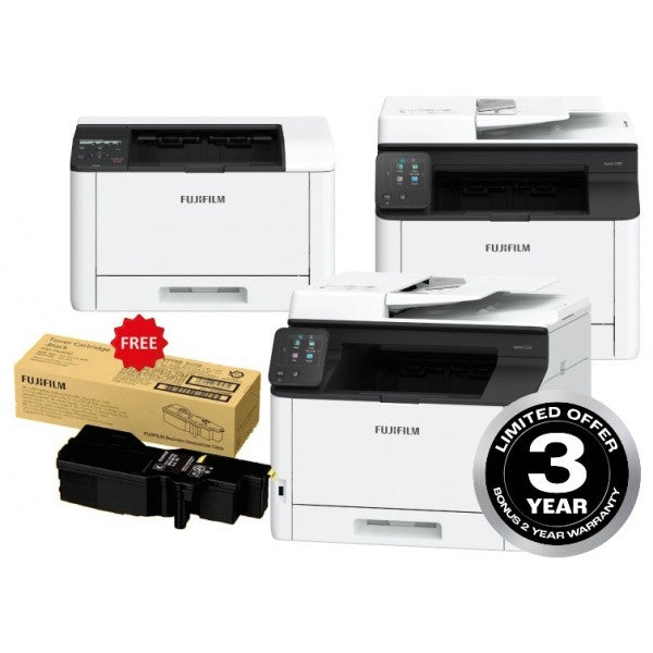 FUJIFILM Apeos C325z A4 Colour Multifunction Printer + Extra Genuine Black Toner Cartridge (31PPM) Print / Copy / Fax / Scan / Wireless