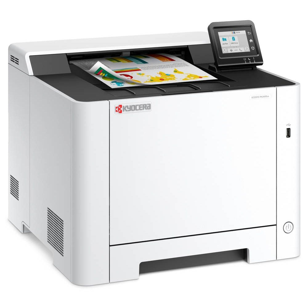 Kyocera ECOSYS PA2600cx A4 Colour Laser Printer - 26PPM | The
