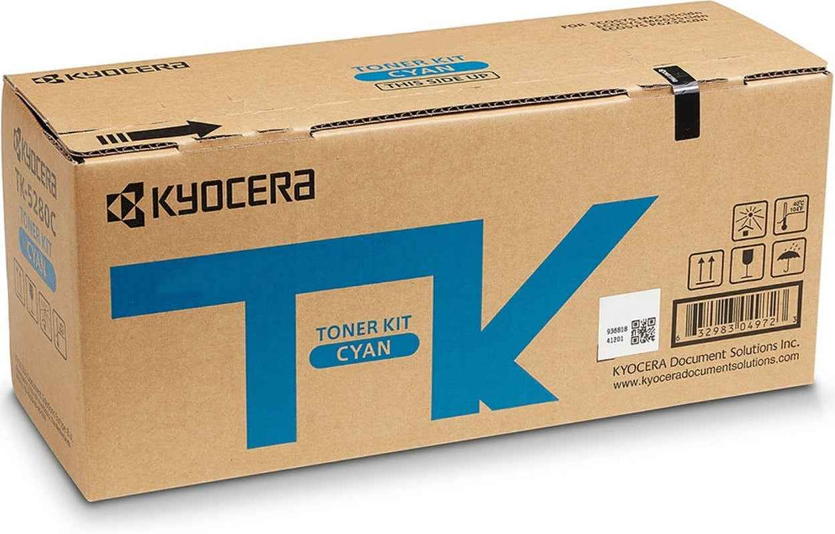 Genuine Kyocera TK5374C Cyan Toner Cartridge 5k Yield - For MA3500cix, MA3500cifx, PA3500cx - The Printer Clinic