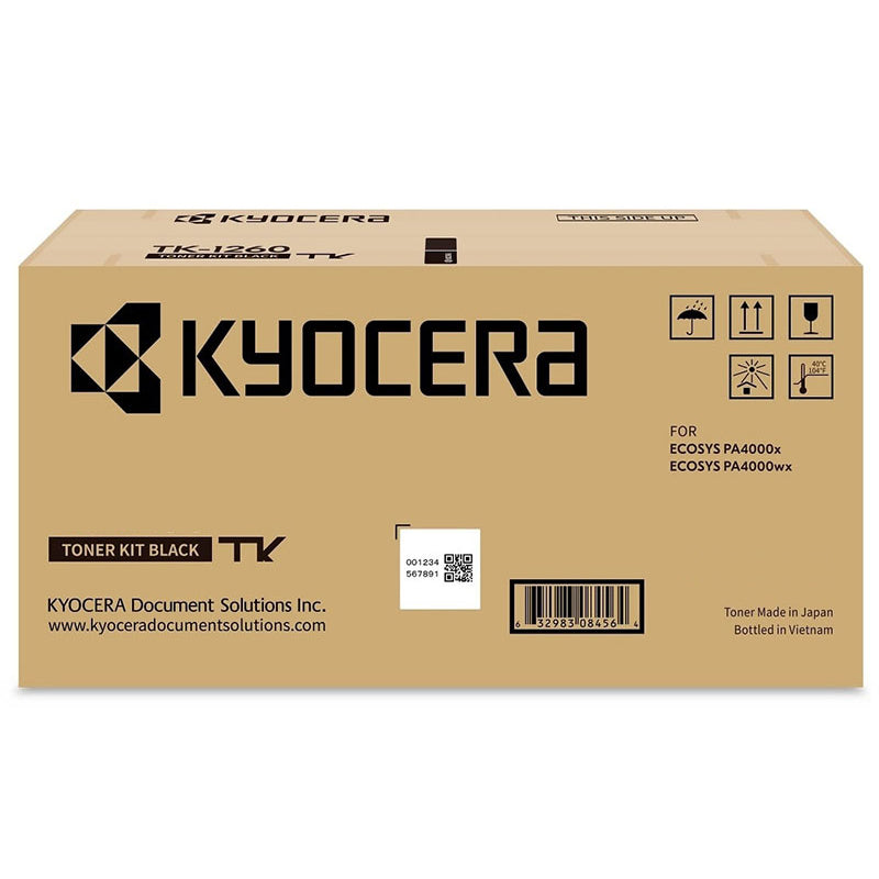Genuine TK1264, TK-1264 Kyocera Black Toner Cartridge for Kyocera PA4000x, PA4000wx - 10,000 pages - The Printer Clinic