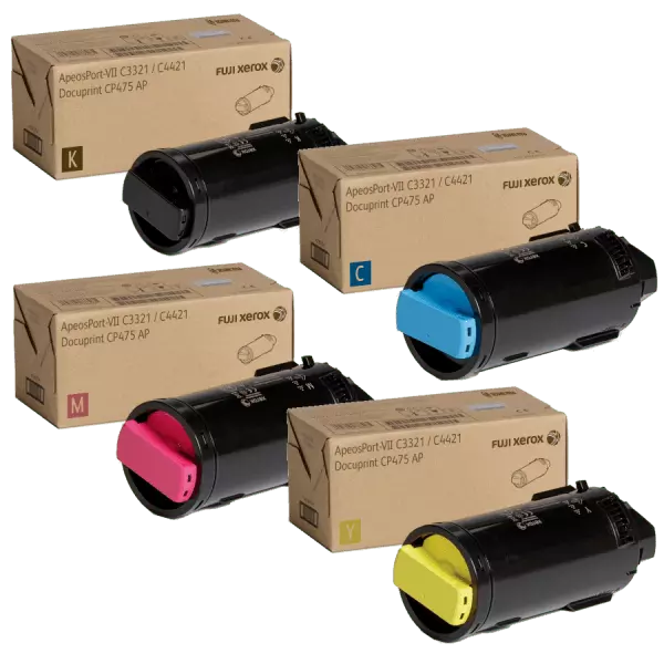 Fuji Xerox - FUJIFILM DPCP475 AP VIIC3321 AP VIIC4421 Toner Value Pack - The Printer Clinic