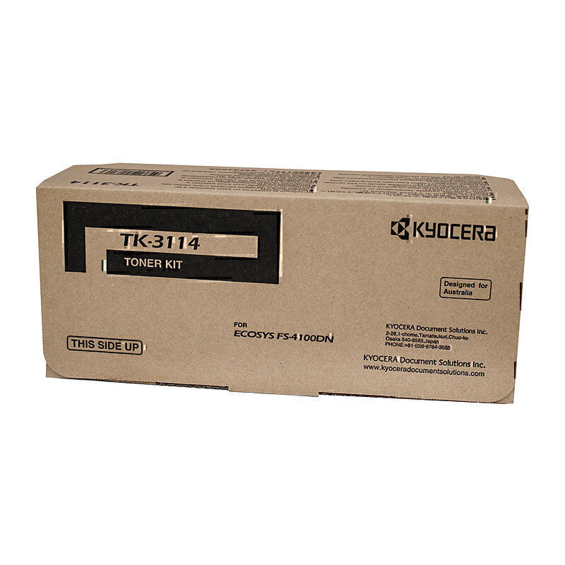 KYOCERA TK-3114 Black Toner Cartridge for FS4100DN (15.5k) - The Printer Clinic