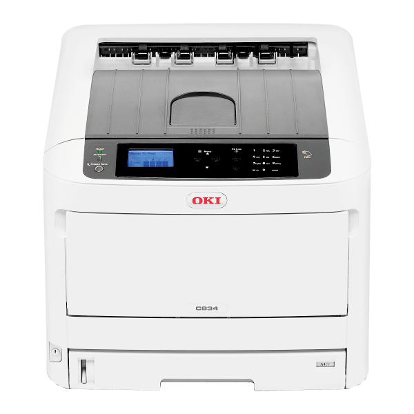 OKI C834NW A3 Colour Laser Printer with Wifi + Bonus 3 Years Warranty - The Printer Clinic
