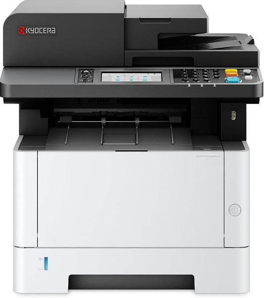 Kyocera Ecosys MA4000wifx Black & White Multifunction Laser Printer - Print / Copy / Fax / Scan / Wireless - 40PPM - The Printer Clinic