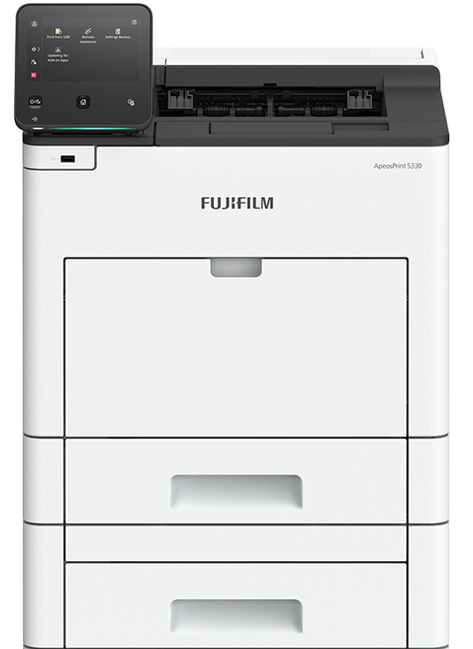 FUJIFILM ApeosPrint 5330 A4 Mono Laser Printer 53ppm with Additional 550 Sheet Paper Cassette (Copy)