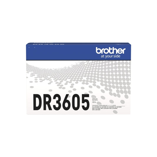 Brother DR3605 Black Drum Unit, Yield 45,000 Pages - The Printer Clinic