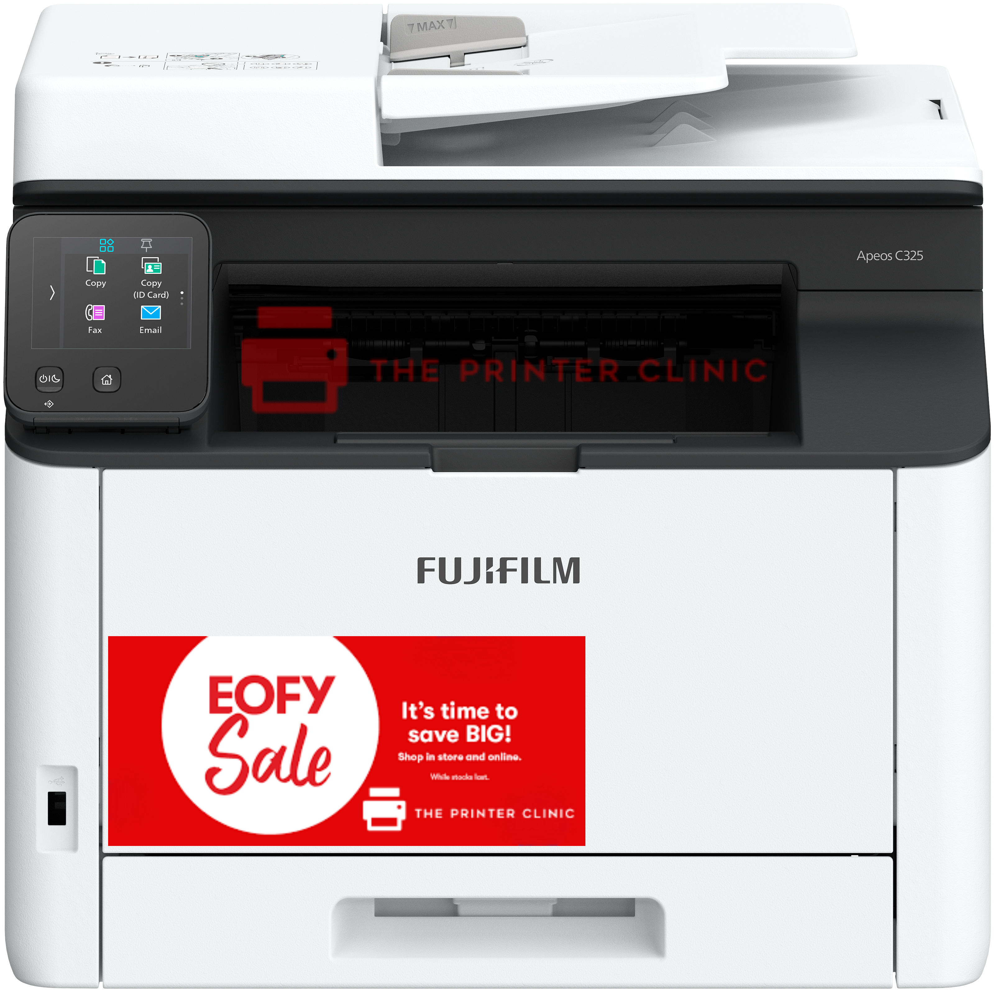 FUJIFILM C325z A4 Colour Multifunction Printer + Bonus Blk Toner + 3Y WTY (30ppm)