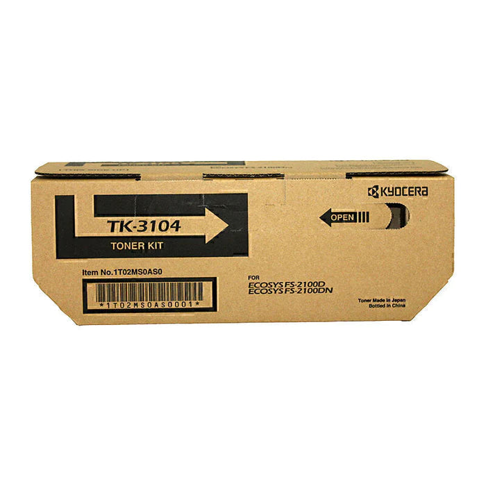 KYOCERA TK-3104 Black Toner for FS-2100DN, FS-2100D, M3040 (12.5k)