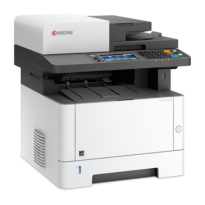 Kyocera ECOSYS M2735dw A4 Black & White Multifunction Printer - Print / Copy / Fax / Scan / Wireless