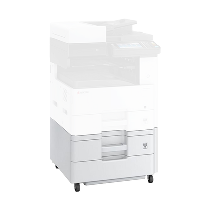 Kyocera ECOSYS M8130cidn A3 Colour MFP with 2x 500 Paper Cassette Trays & Cabinet + BONUS SET OF GENUINE TONER + 3Y WTY (30PPM) - The Printer Clinic