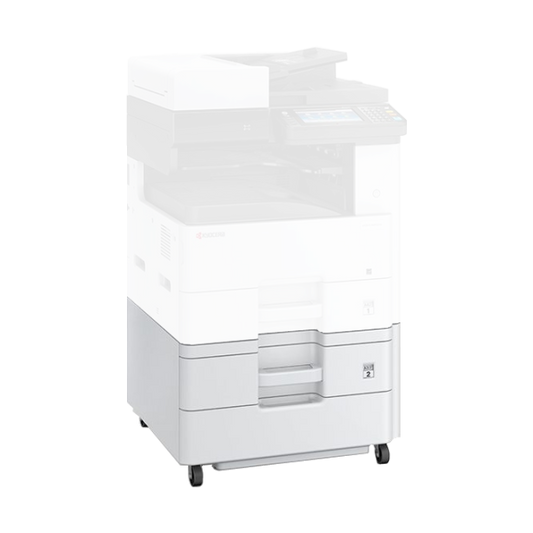 Kyocera ECOSYS M8130cidn A3 Colour MFP with 2x 500 Paper Cassette Trays & Cabinet + BONUS SET OF GENUINE TONER + 3Y WTY (30PPM) - The Printer Clinic