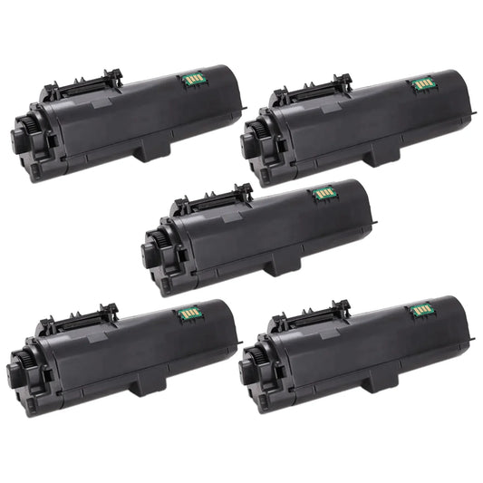 5x Compatible TK1264, TK-1264 Black Toner Cartridge for Kyocera PA4000x, PA4000wx - The Printer Clinic