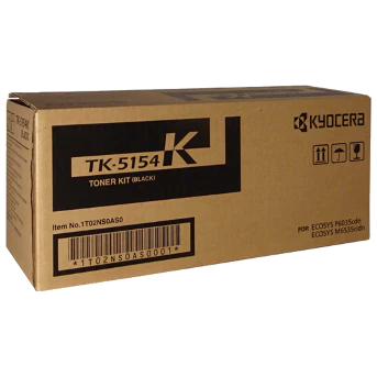 Kyocera TK5154K Black Toner Cartridge 12K Yield