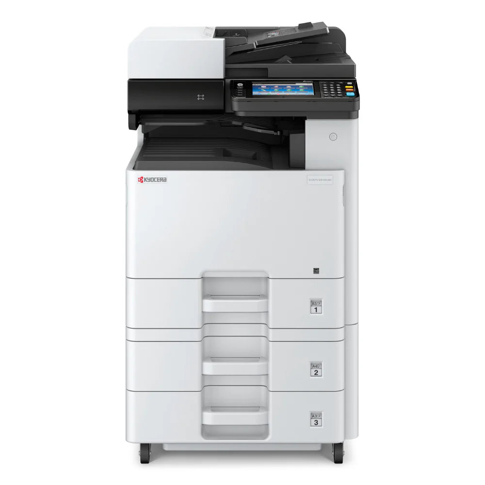 Kyocera ECOSYS M8130cidn A3 Colour Multifunction Printer with PF-470 550 Sheet Paper Feeder & Cabinet