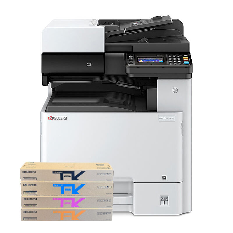 Kyocera ECOSYS M8130cidn A3 Colour MFP with 1x 500 Sheet Paper Cassette Tray + BONUS SET OF GENUINE TONER + 3 Y WTY (30PPM) - The Printer Clinic
