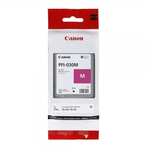 Canon IPF TA-30 PFI-030M Magenta Ink Cartridge 55ml