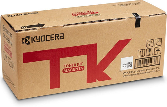 Genuine Kyocera TK5374 Magenta Toner Cartridge 5k Yield - For MA3500cix, MA3500cifx, PA3500cx - The Printer Clinic
