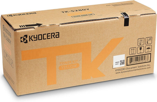 Genuine Kyocera TK5374Y Yellow Toner Cartridge 5k Yield - For MA3500cix, MA3500cifx, PA3500cx - The Printer Clinic