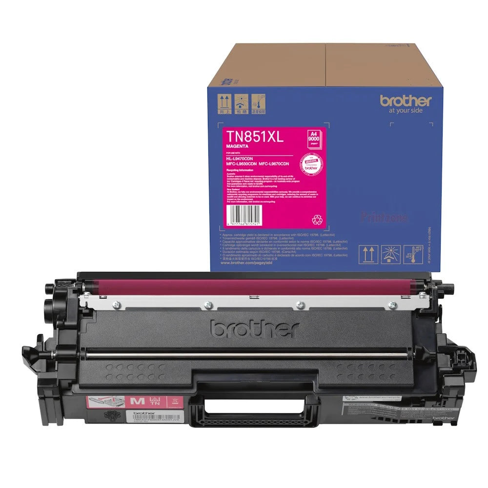 Genuine Brother TN851XLM Magenta Toner Cartridge 9,000 pages - The Printer Clinic