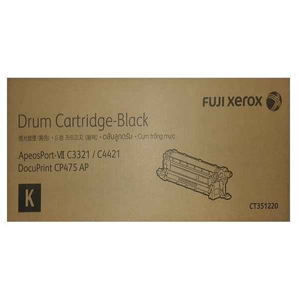 Fuji Xerox now FUJIFILM ApeosPort-VII C4421 / C3321, DocuPrint CP475 AP CT351220 Black Drum Unit - 60,000 pages