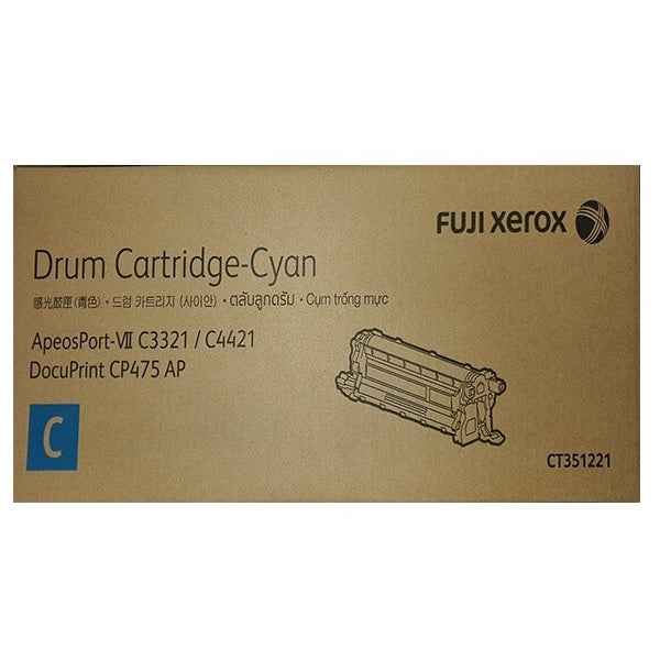 Fuji Xerox ApeosPort-VII C4421 / C3321, DocuPrint CP475 AP Cyan Drum Unit (CT351221) - 60,000 pages