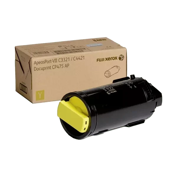 FUJIFILM ApeosPort-VII C3321, C4421, C4021, CP475 FUJIFILM Yellow Toner CT204260 – 10,000 Pages
