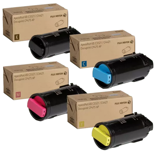 Fuji Xerox - FUJIFILM DPCP475 AP VIIC3321 AP VIIC4421 Toner Value Pack - The Printer Clinic