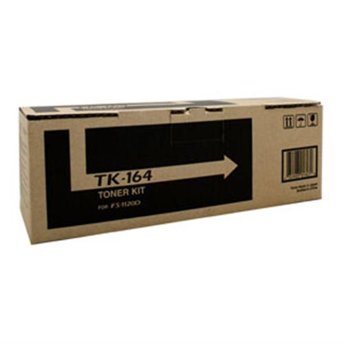 Kyocera FS-1120 Black Toner Cartridges, Genuine OEM, 2.5k Yield, TK-164 - The Printer Clinic
