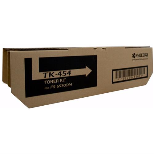 Kyocera FS-6970DN Toner Cartridge , Genuine OEM, 15k Yield, TK-454 - The Printer Clinic