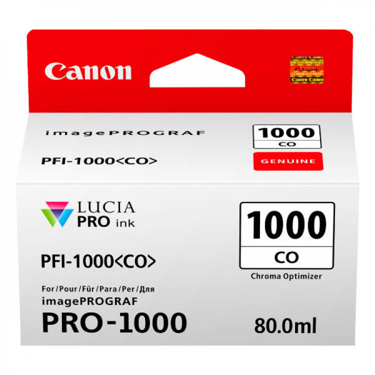 Canon PFI-1000 Chroma Optimizer Ink Tank 80ml PFI1000CO (Genuine OEM) - The Printer Clinic